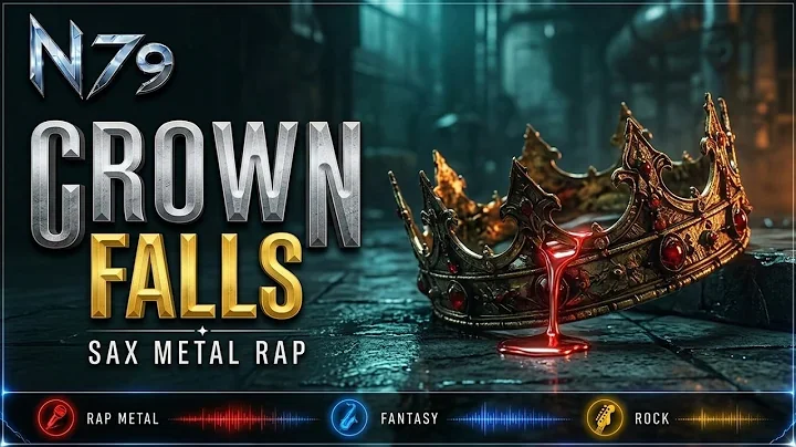 The Crown Falls First | SAX METAL RAP | Dark Fusion Music | Steel In Broken Heart