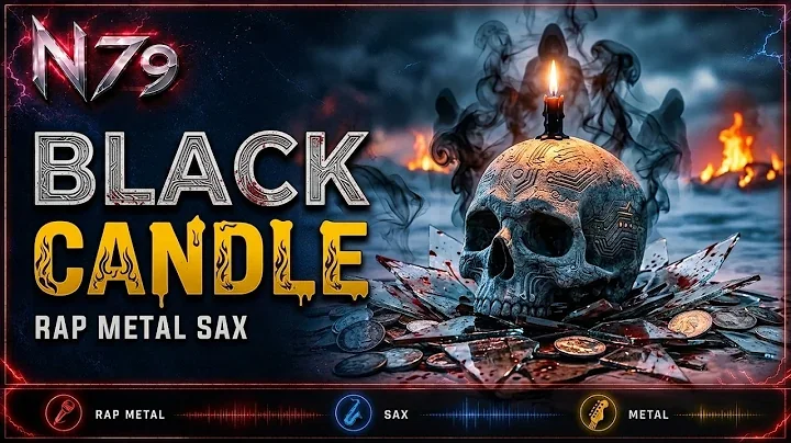 Black Candle | SAX METAL RAP | Dark Fusion Music | Steel In Broken Hearts