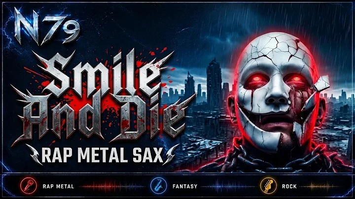 Smile and Die | SAX METAL RAP |  Dark Fusion Music | Steel In Broken Hearts