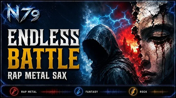 ENDLESS BATTLE | SAX METAL RAP | Dark Fusion Music | Steel In Broken Hearts
